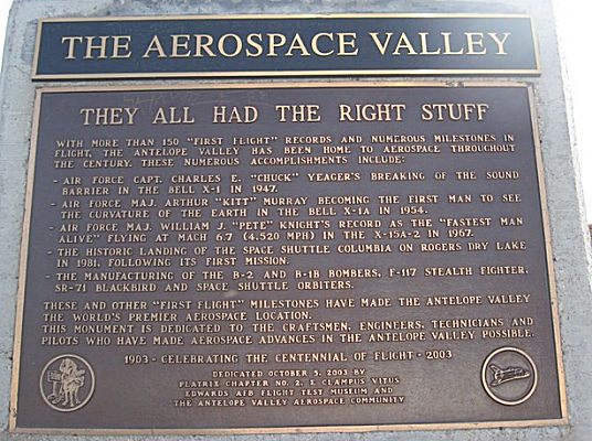 Aerospace Valley Plaque