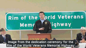 Rim of the World Veterans Highway