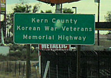 Kern County Korean War Veterans Memorial Highway