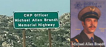 CHP Officer Michael Allen Brandt Memorial Highway