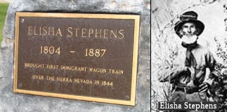 Elisha Stephens Historical Plaque