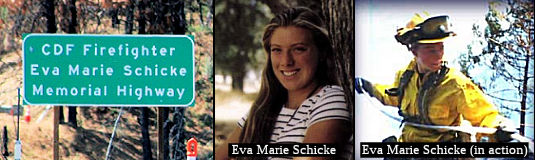 CDF Firefighter Eva Marie Schicke Memorial Highway