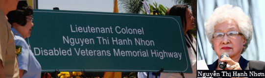 Lt. Colonel Nguyen Thi Hanh Nhon Disabled Veterans Memorial Highway