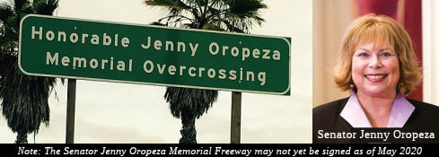 Honorable Jenny Oropeza Memorial Overcrossing