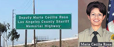 Los Angeles County Deputy Sheriff Maria Cecilia Rosa Memorial Highway