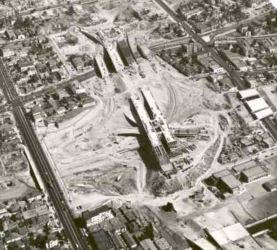 Freeway Construction in Los Angeles