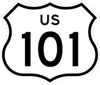 US 101 sign