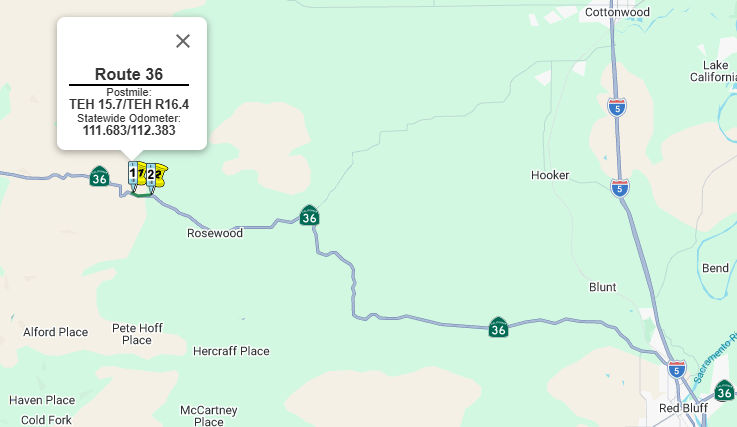 Rte 36 Horse Gulch Combined Curve Safety Project