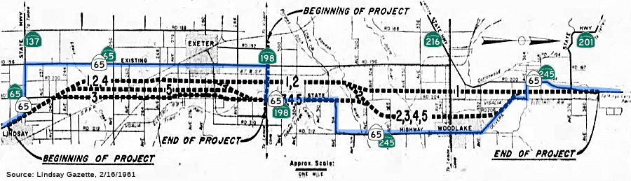 Proposed Expressway: Lindsay to Woodlake
