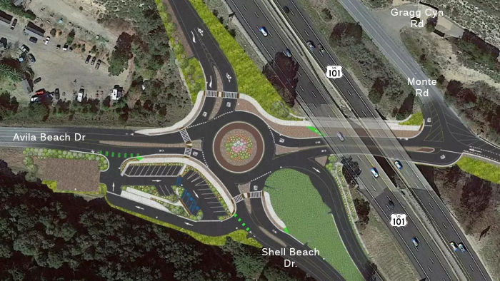Avila Beach Roundabout
