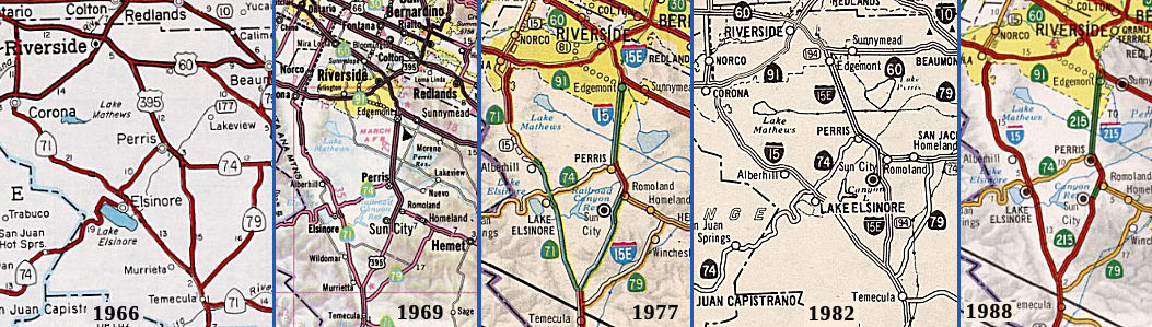 Changes in U.S. 395 Temecula to Riverside