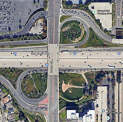 Ghost Ramp at Bristol St, Int. 405
