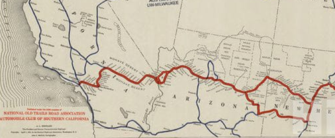 National Old Trails Road Map
